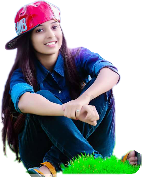Indian Girl Png Free Download - Girl Png (561x703), Png Download