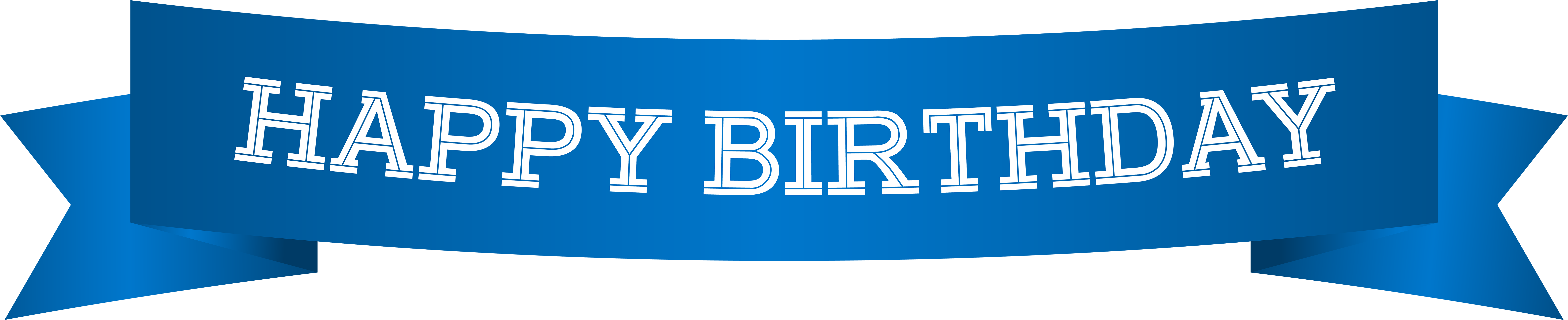 Banner Png Clip Art Image Gallery Is - Happy Birthday Banner Blue (8000x1697), Png Download