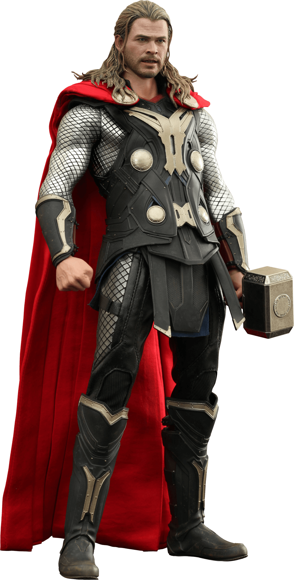 Fantasy - Hot Toys Thor The Dark World 1/6 Scale Collectible (1000x1975), Png Download