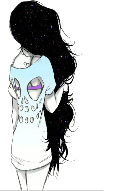 Manga Anime, Anime Art, Anime Girl With Black Hair, - Black Hair Girl Art (402x618), Png Download