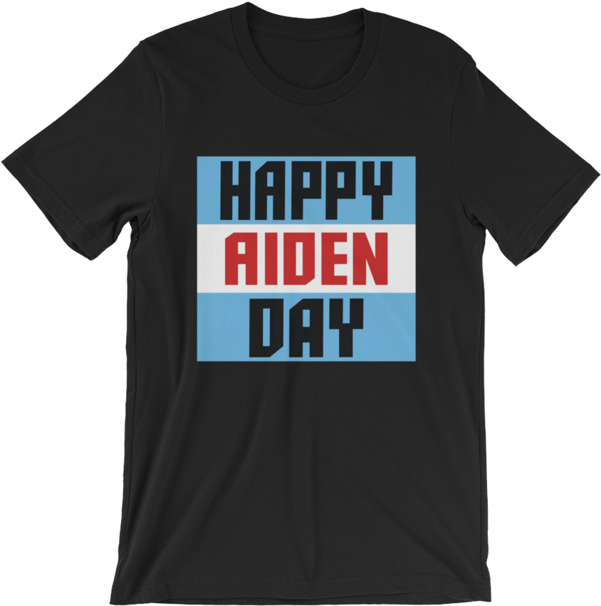 Aiden English "happy Aiden Day" Unisex T-shirt - 10th Birthday Shirt Girl (900x900), Png Download