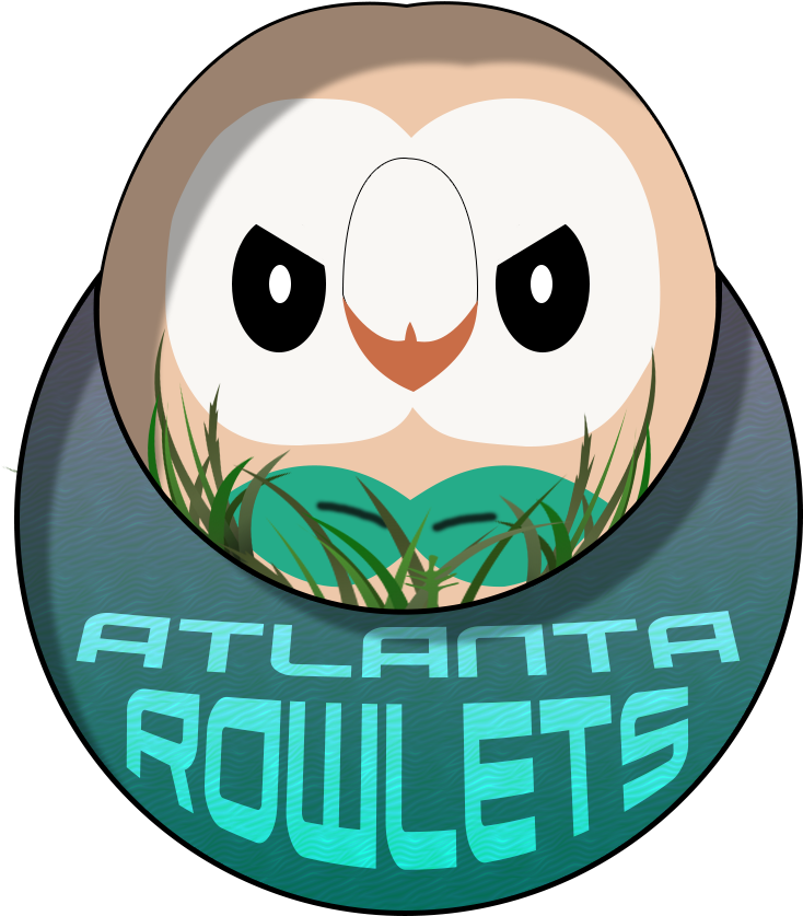 The New Atlanta Rowlets Logo Https - Cartoon (1000x1000), Png Download