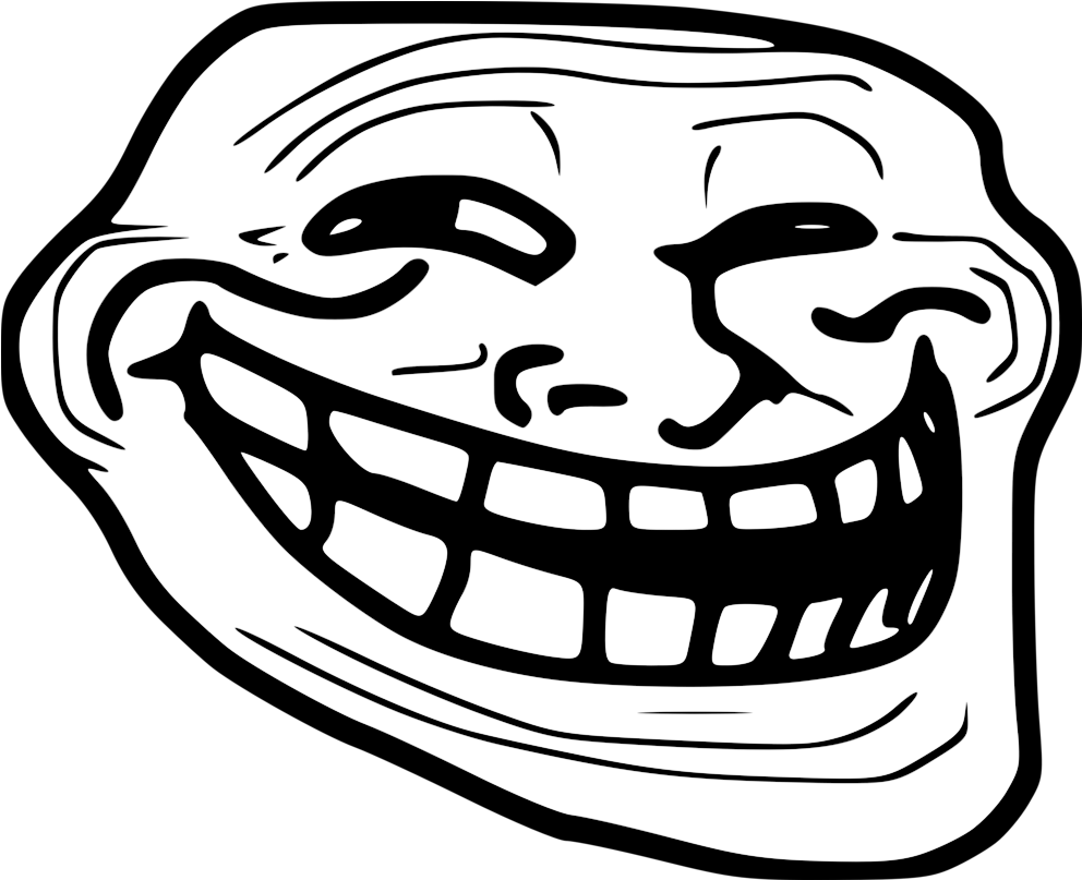 Large Troll Face - Transparent Png Troll Face (400x400), Png Download