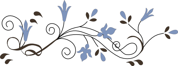 This Free Clipart Png Design Of Flower Border (600x223), Png Download