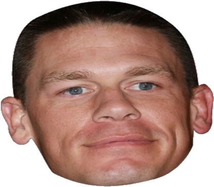 John Cena Face Png Clip Library - John Cena Head Png (420x420), Png Download