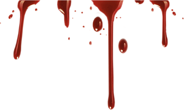 Download Realistic Blood Drip Png Vector Stock - Realistic Blood