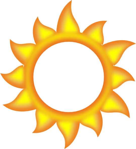 A Sun Cartoon Clip Art At Clker - Cartoon Clip Art Sun (540x593), Png Download