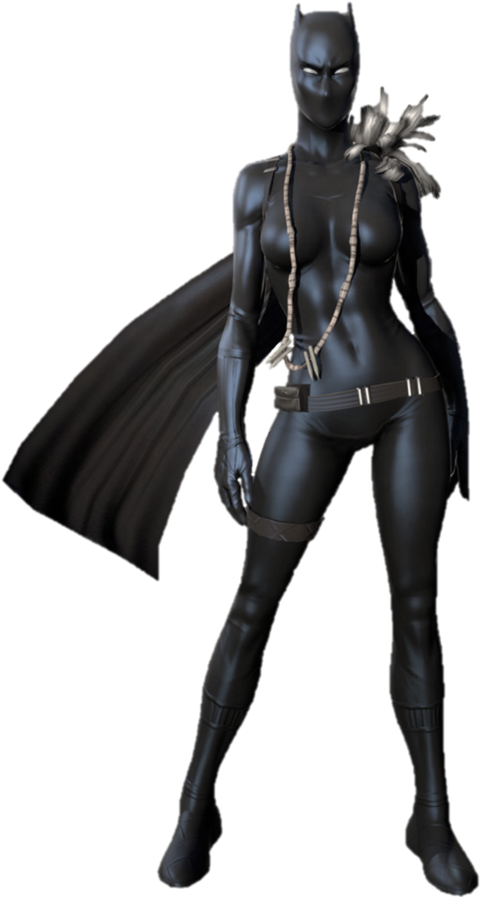Female Black Panther, Black Panther Images, Panther - Black Panther Png (600x1017), Png Download