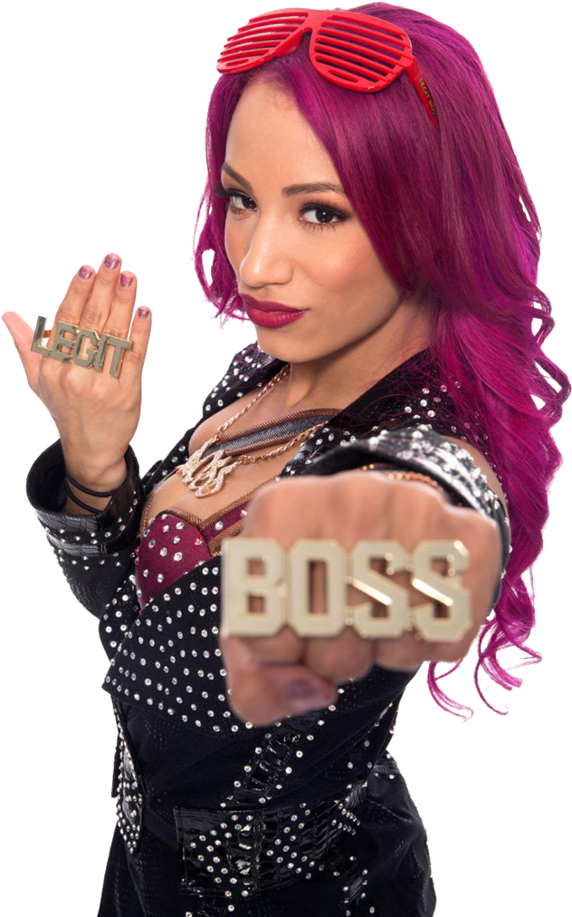 Image - Sasha Banks Legit Boss (1024x1024), Png Download