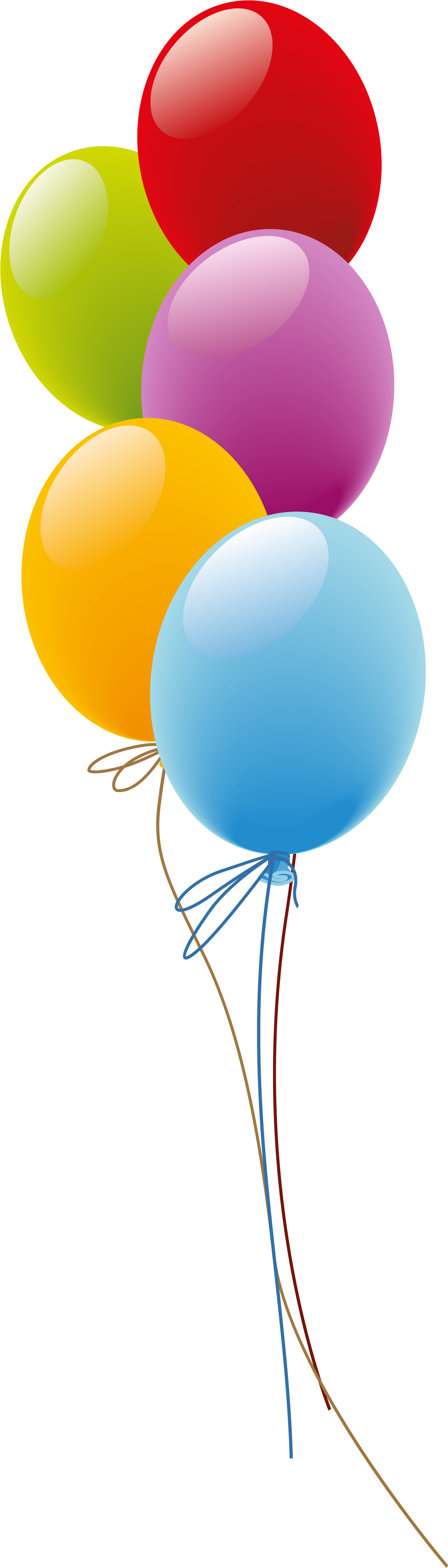 Balloons Png Picture Artistic Elements Pinterest - Transparent Birthday Party Balloon Png (1246x4117), Png Download