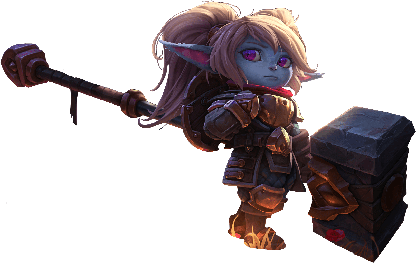 Games - Poppy League Of Legends Png (1191x670), Png Download