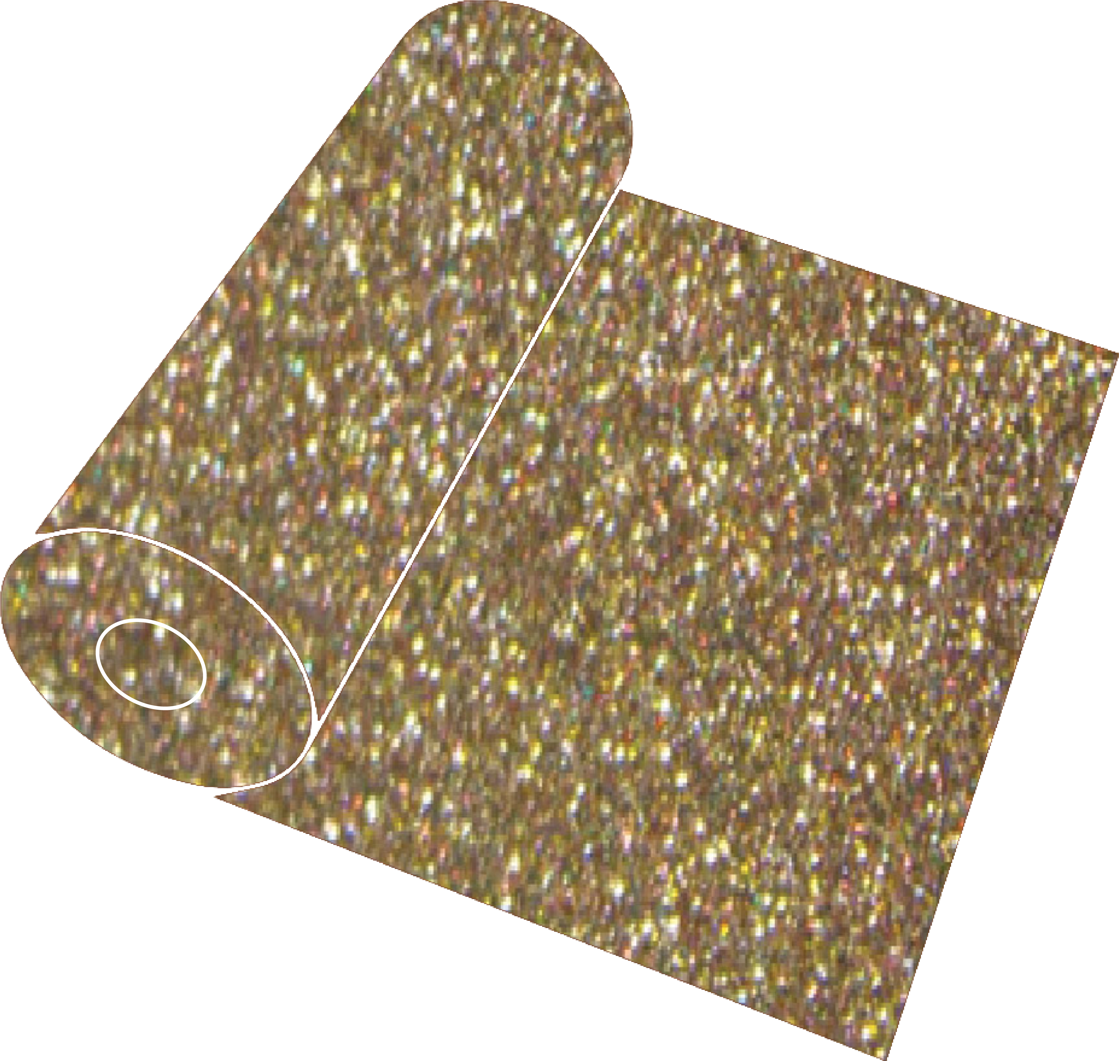 20" Confetti Glitter Roll - Coin Purse (3864x3684), Png Download