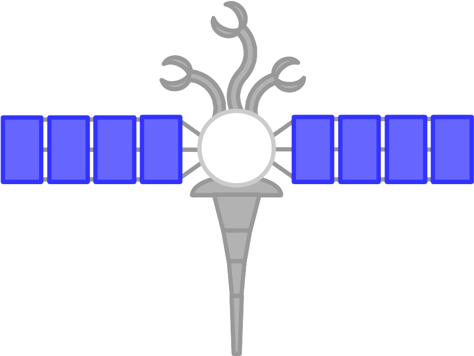 The Satellite With Tentacles (956x721), Png Download