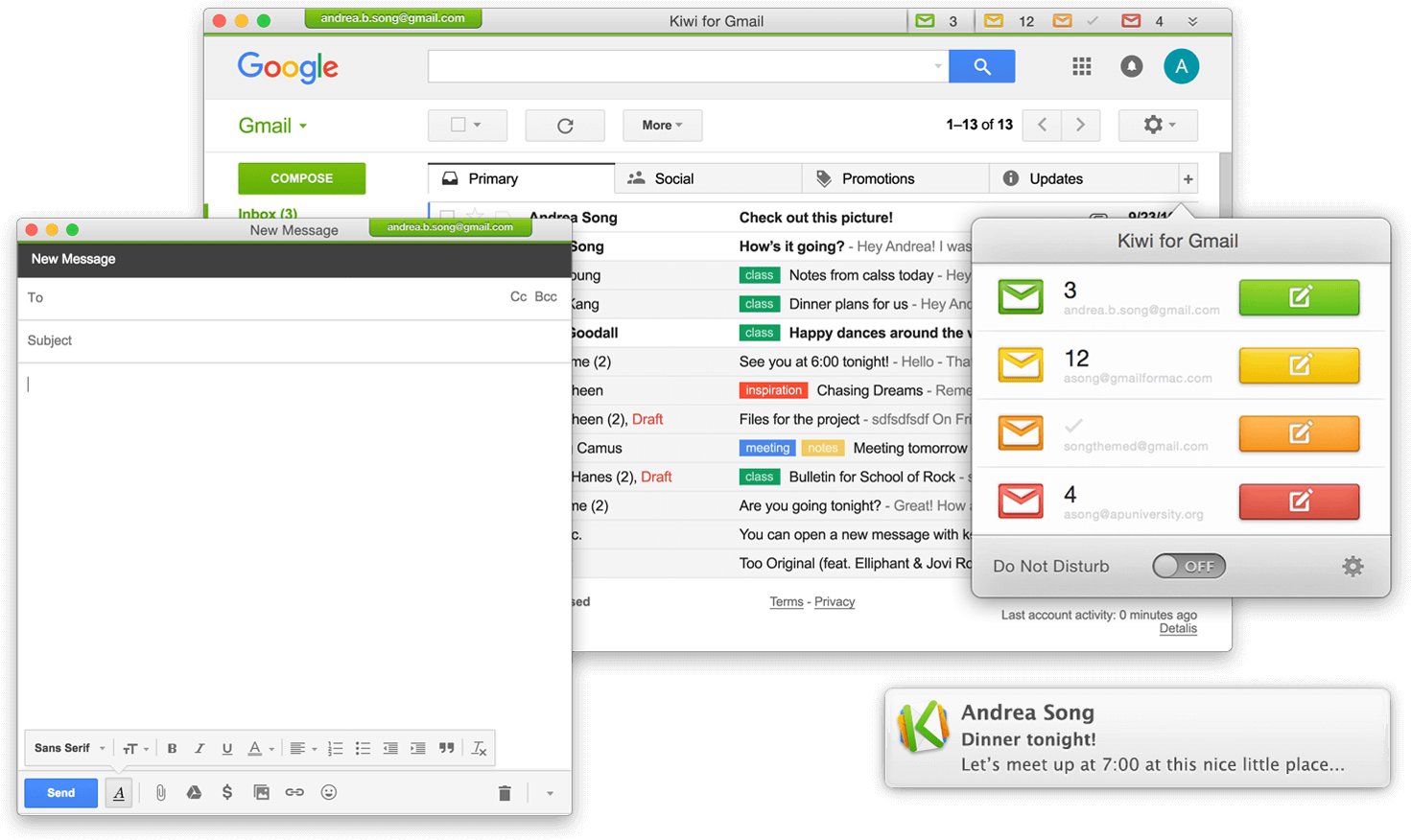 Bringing Gmail Out Of The Web Browser And Onto The - Operating System (1498x911), Png Download