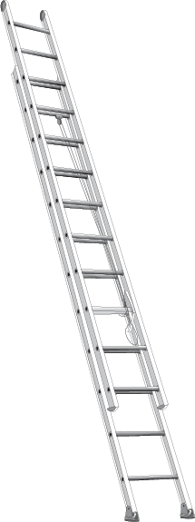 Clear Background Ladder Clipart (215x575), Png Download