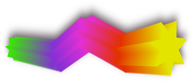 Rainbow, Star, Trace, Comet, Meteor, Color, Many - Arco Iris De Estrelas Png (640x320), Png Download
