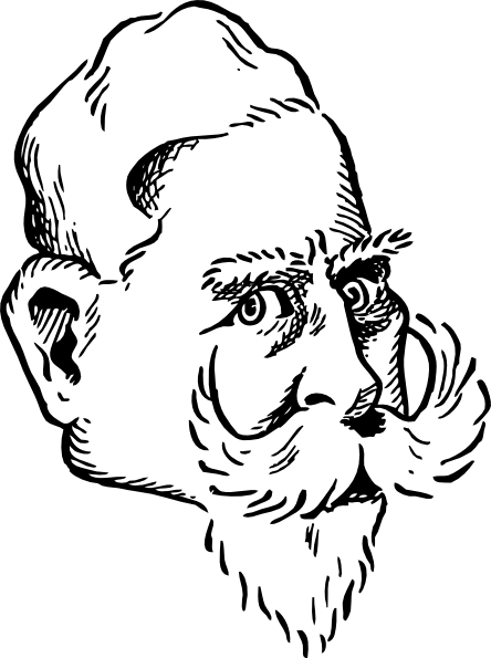 Free Vector Kaiser Wilhelm Clip Art - Kaiser Wilhelm 2 Clipart (444x595), Png Download