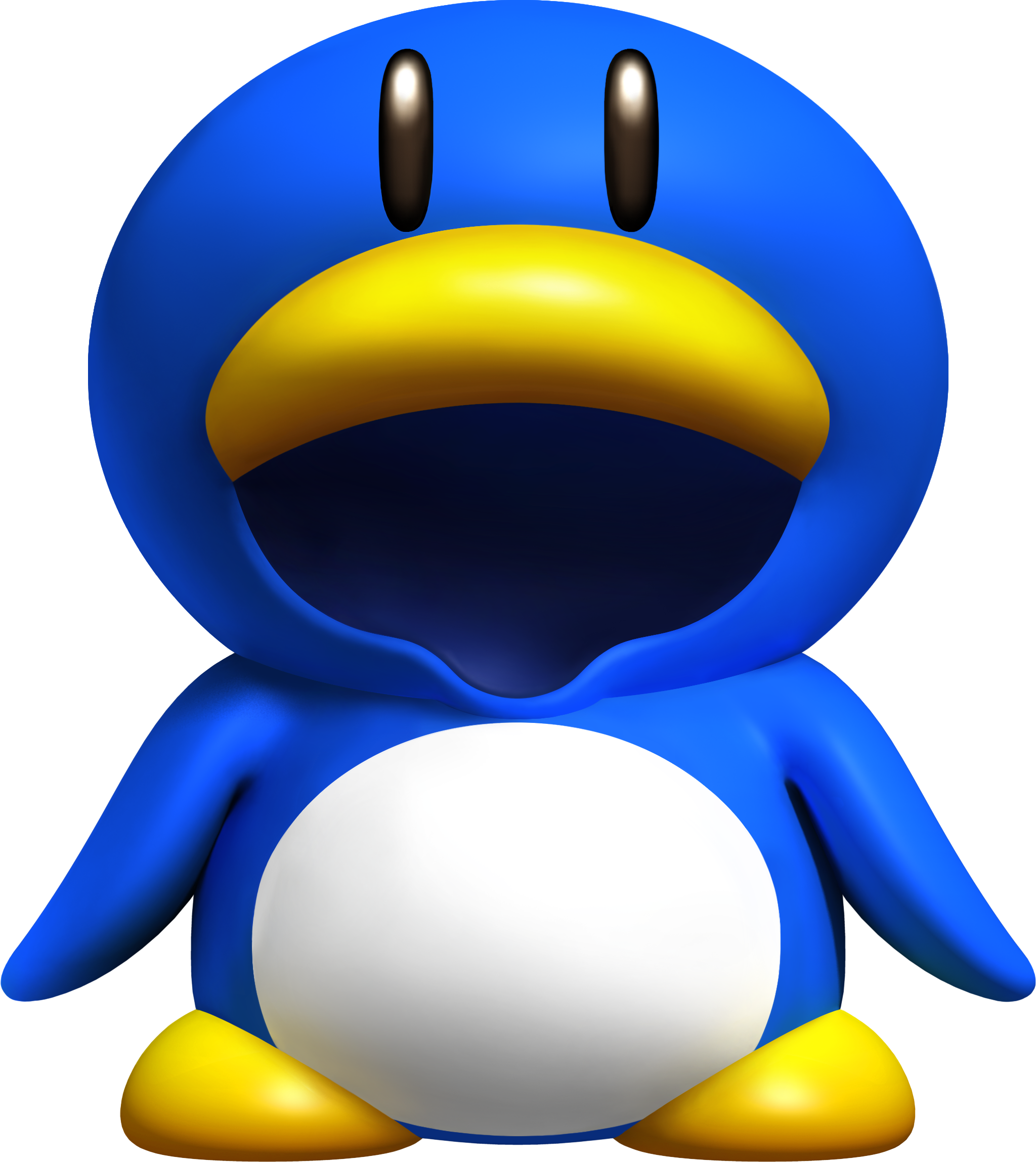 Super Mario Bros - New Super Mario Bros Wii Penguin Suit (2048x2297), Png Download