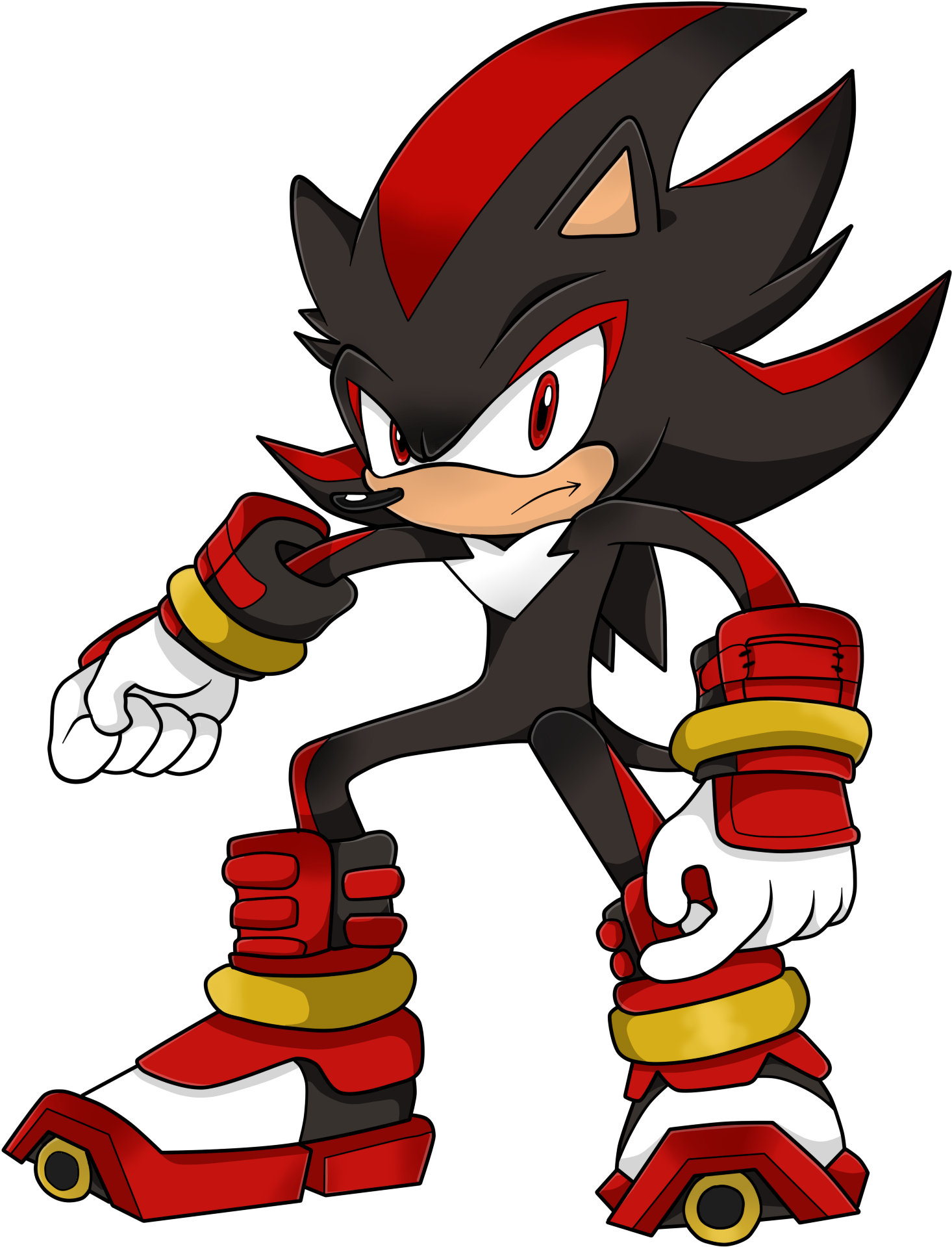 Jpg Download Drawing Shadow Hedgehog - Shadow The Hedgehog En Sonic Boom (781x1023), Png Download
