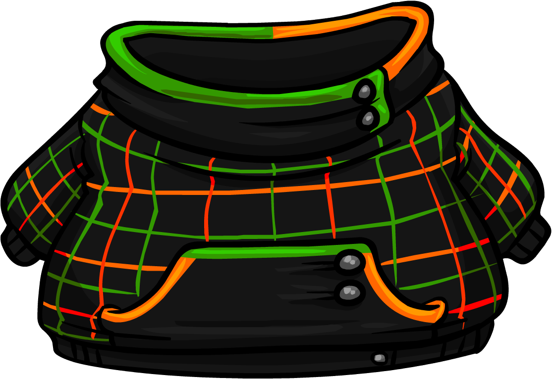 Neon Grid Jacket - Orange (1114x766), Png Download