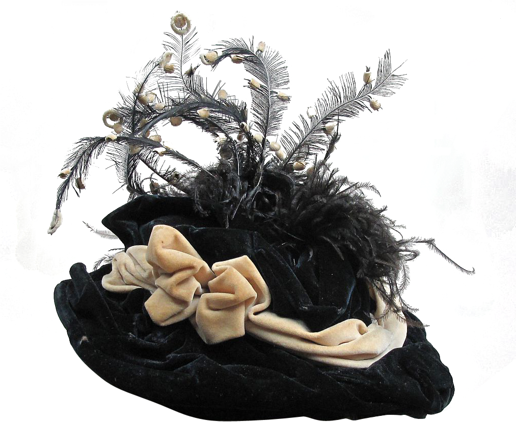 Victorian Era Party Hat Bonnet Fascinator - Victorian Hats Transparent Background (1024x1024), Png Download