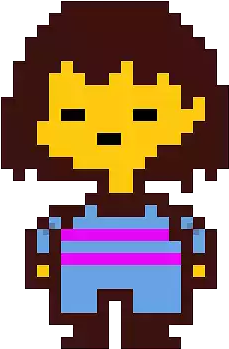 Http - Frisk Y Chara Sprites (470x389), Png Download