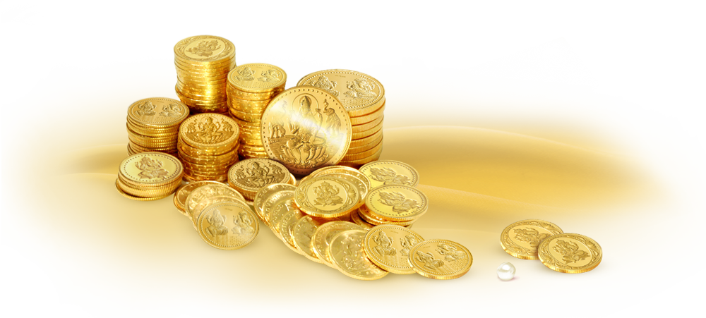 Gold Coin Png Free Download - Gold Coin (1000x451), Png Download