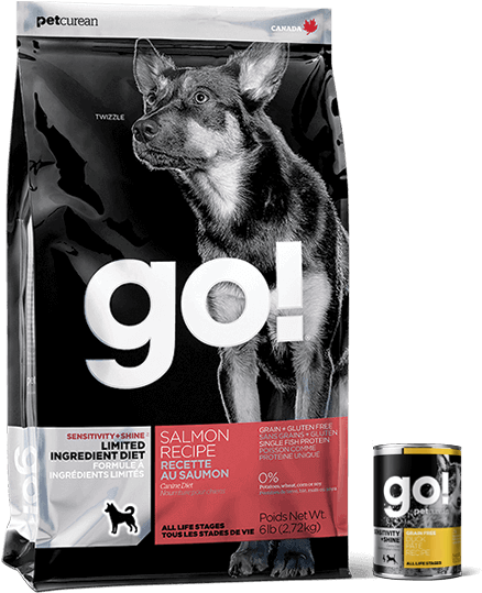 Solutions For Your Pet's Unique Dietary Needs - Go! Sensitivity + Shine L.i.d. Salmon Recipe Dry Dog (470x610), Png Download