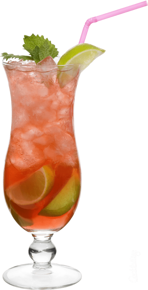 Free Png Cocktail Png Images Transparent - Singapore Sling Cocktail Png (480x941), Png Download