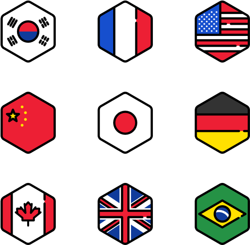 Flags Collection - Banderas En Png (600x564), Png Download