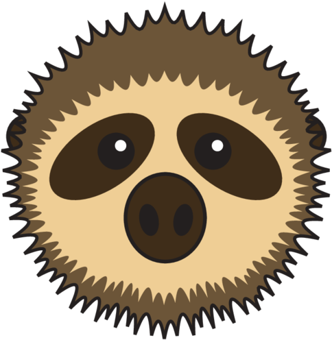 Animaru Sloth - Giclee Painting: Bat, 23x16in. (800x800), Png Download