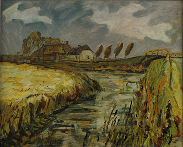 Ploeg Plough In Art - Cor Van Loenen (697x722), Png Download