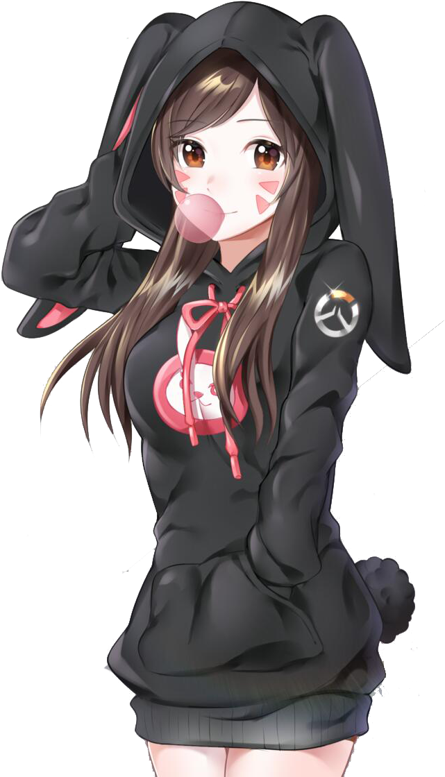 Download D Va [overwatch] D Va Overwatch Render PNG Image with No