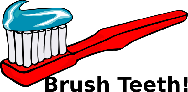 Brushing Teeth Png Clipart - Toothbrush And Toothpaste Png (600x293), Png Download