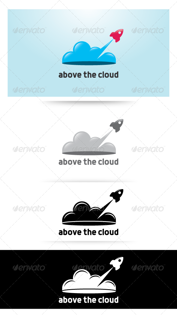 Above The Cloud - Logo (590x1050), Png Download