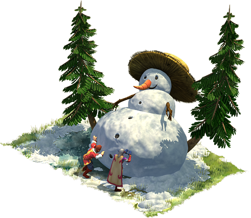 Lazy Snowman - Illustration (499x434), Png Download