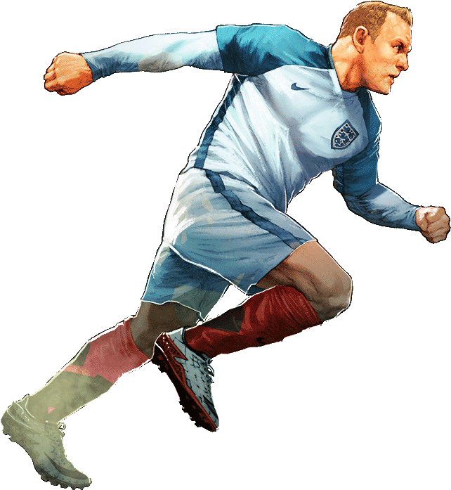 Wayne Rooney - Jumping (1500x839), Png Download