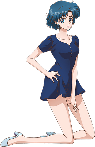 Pin By Fanaticamoon On Sailor Moon - Ami Mizuno (400x600), Png Download