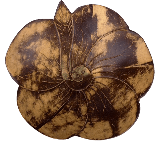 Coconut Soap Dish Hibiscus - Poppy (600x600), Png Download