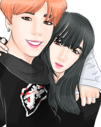 #jimin X #army - Medibang Inc. (330x412), Png Download