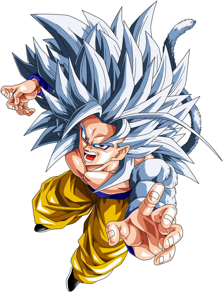 Super Saiyan 5 transparent background PNG cliparts free download