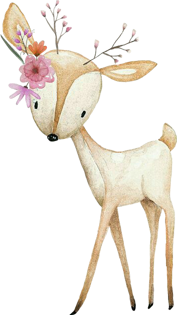 Report Abuse - Boho Woodland Animals (355x630), Png Download