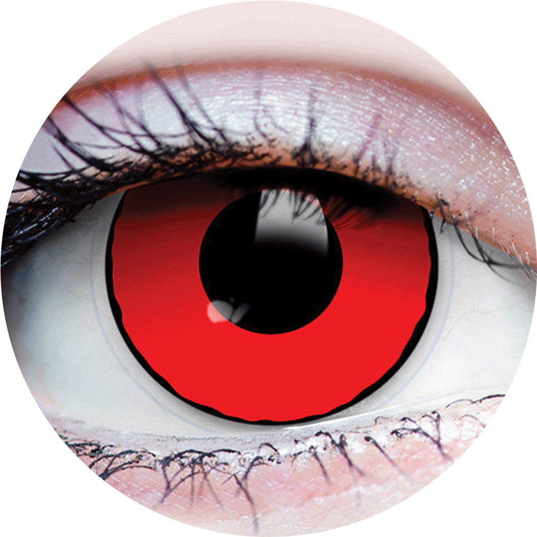 22907 Blood Eyes V=1522947583 - Primal Halloween Contacts 1 Pair Sauron (1326x1326), Png Download