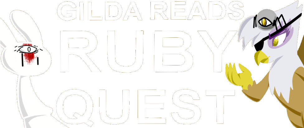Gilda Reads Rubyquest, Tom Examines The Glowing Eyes - Catcher Stance (975x425), Png Download