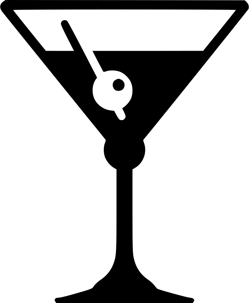 Cocktail Comments - Cocktail Icon Vector Png (806x980), Png Download