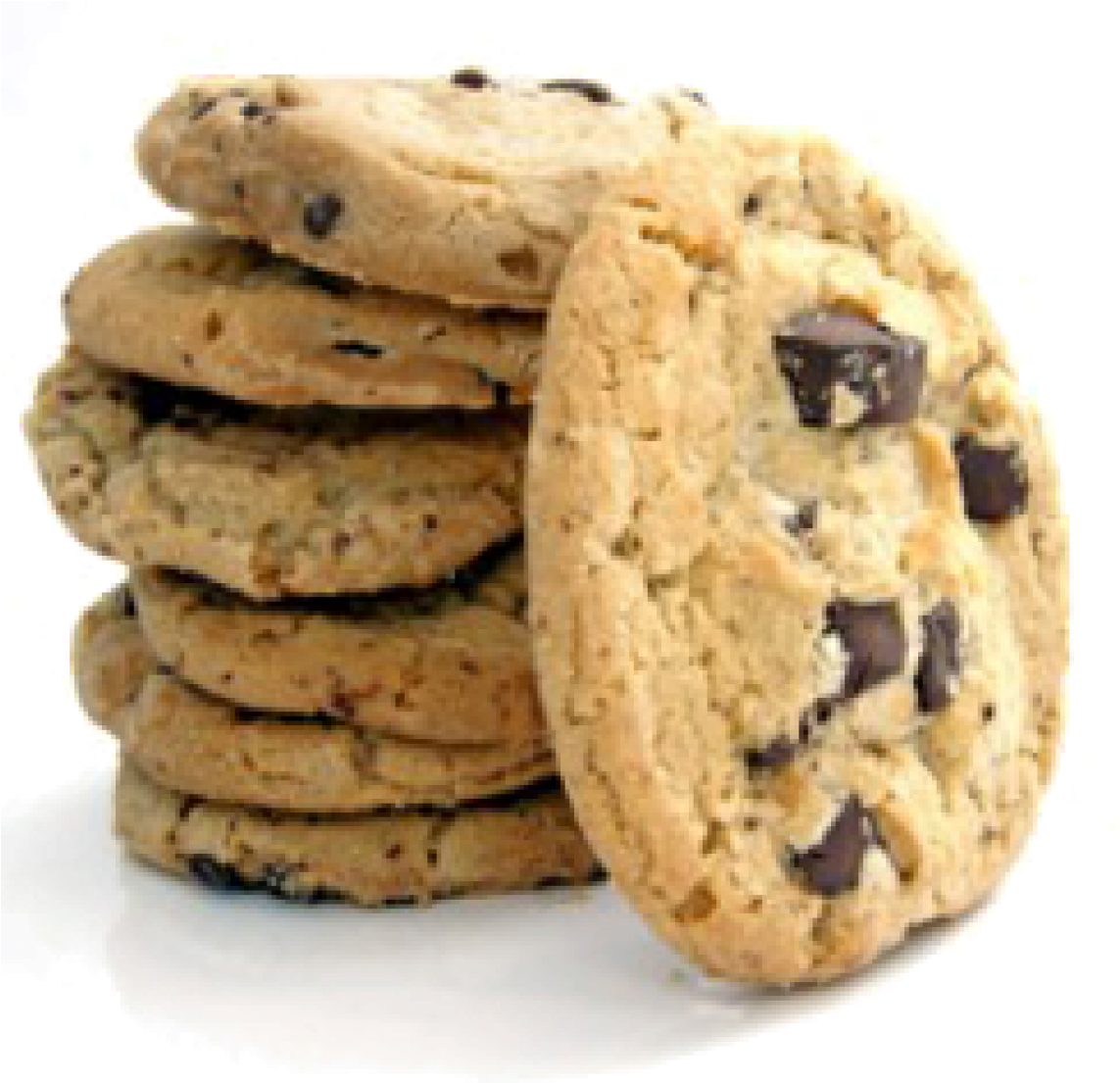 Dipping Items Cookies Fountain - Chocolate Chip Cookies Png (1170x1104), Png Download