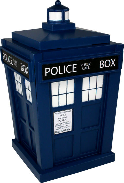 Tardis Titans - Doctor Who Titans Tardis 6 1/2-inch Vinyl Figure (472x700), Png Download