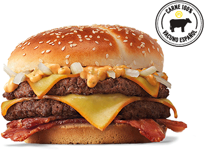 Grand Mcextreme® De Mcdonald's Bacon - Grand Mcextreme Bacon Burger (477x360), Png Download