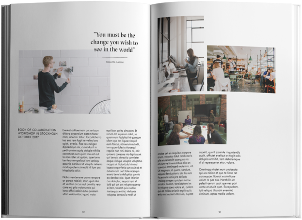 Boc Spread 3 - Newsprint (1000x500), Png Download