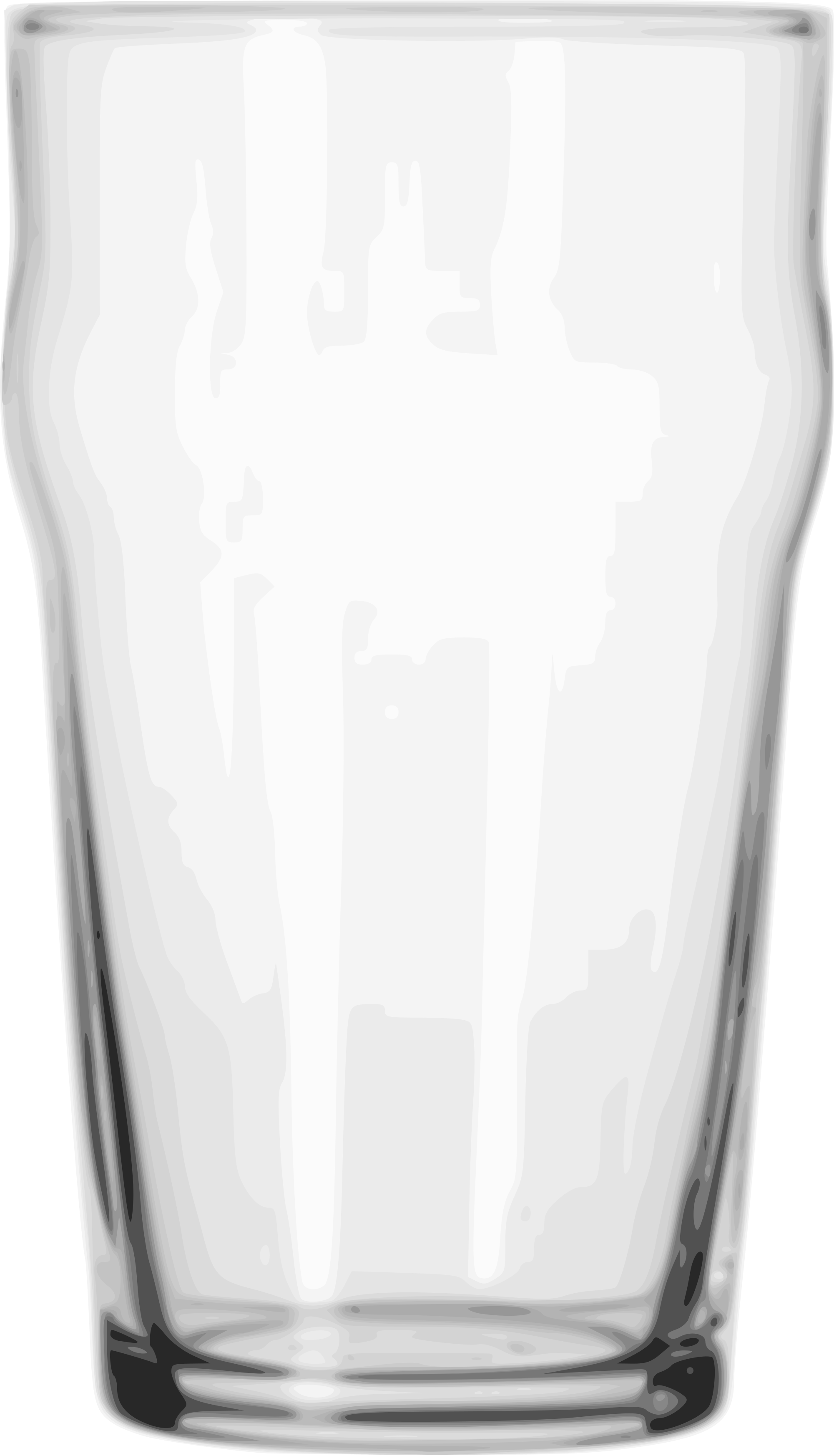2000px Pint Glass Pub Svg - Libbey English Pub Glass, 20 Oz (2000x3488), Png Download